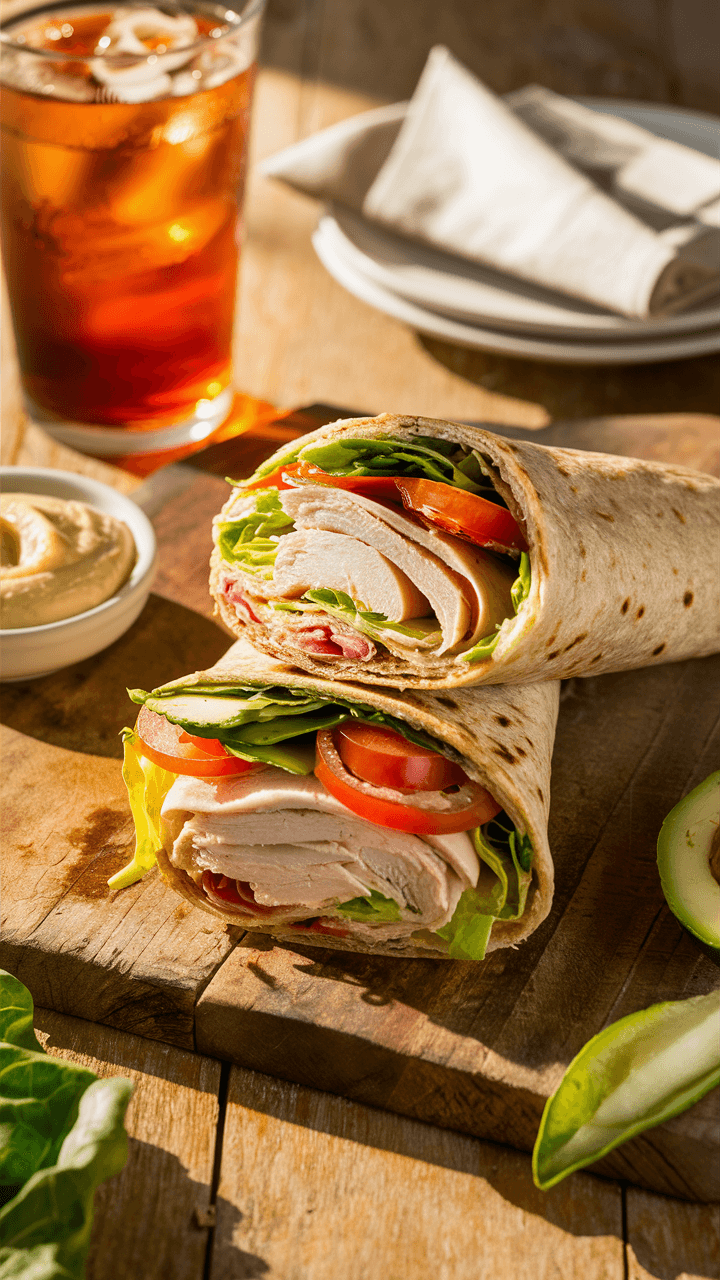 Turkey and Avocado Wraps