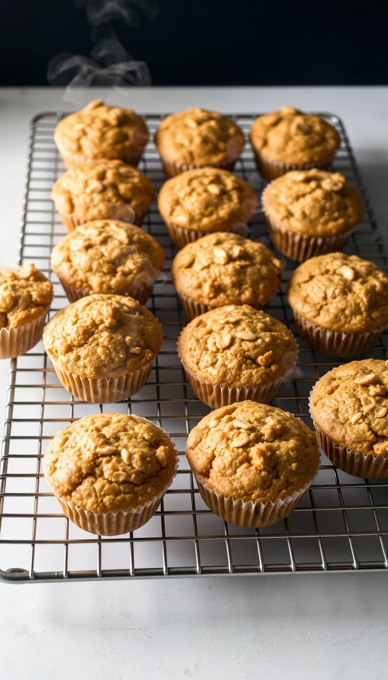 Healthy Banana Oat Muffins