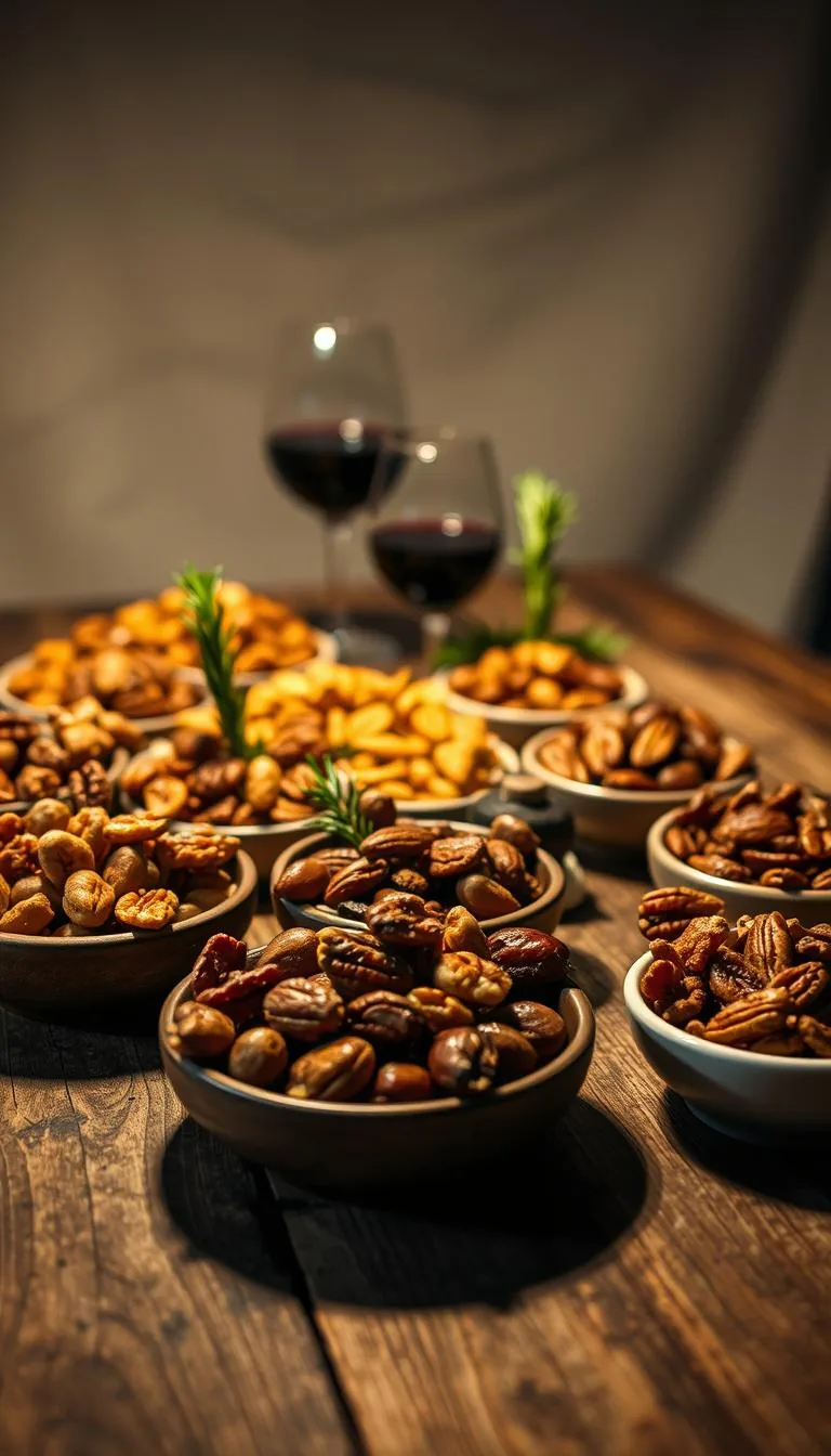 Rosemary Maple Roasted Nuts