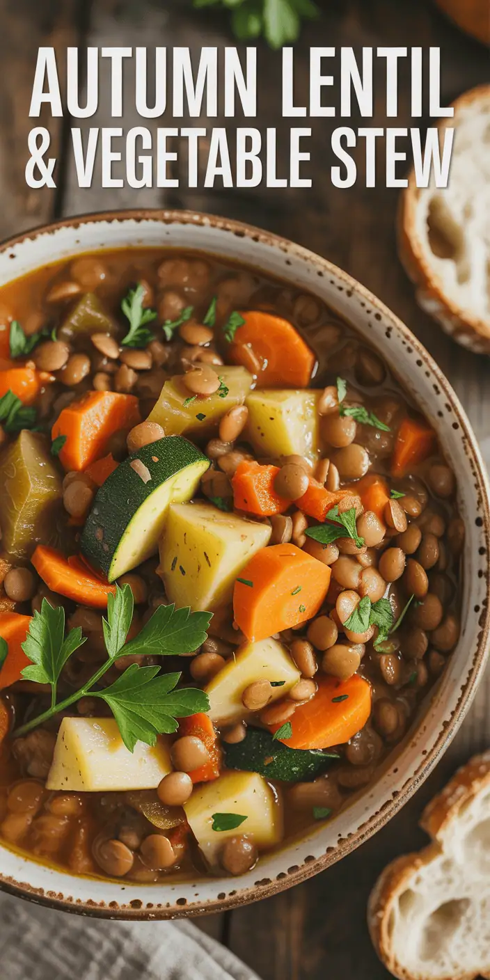 Autumn Lentil & Vegetable Stew