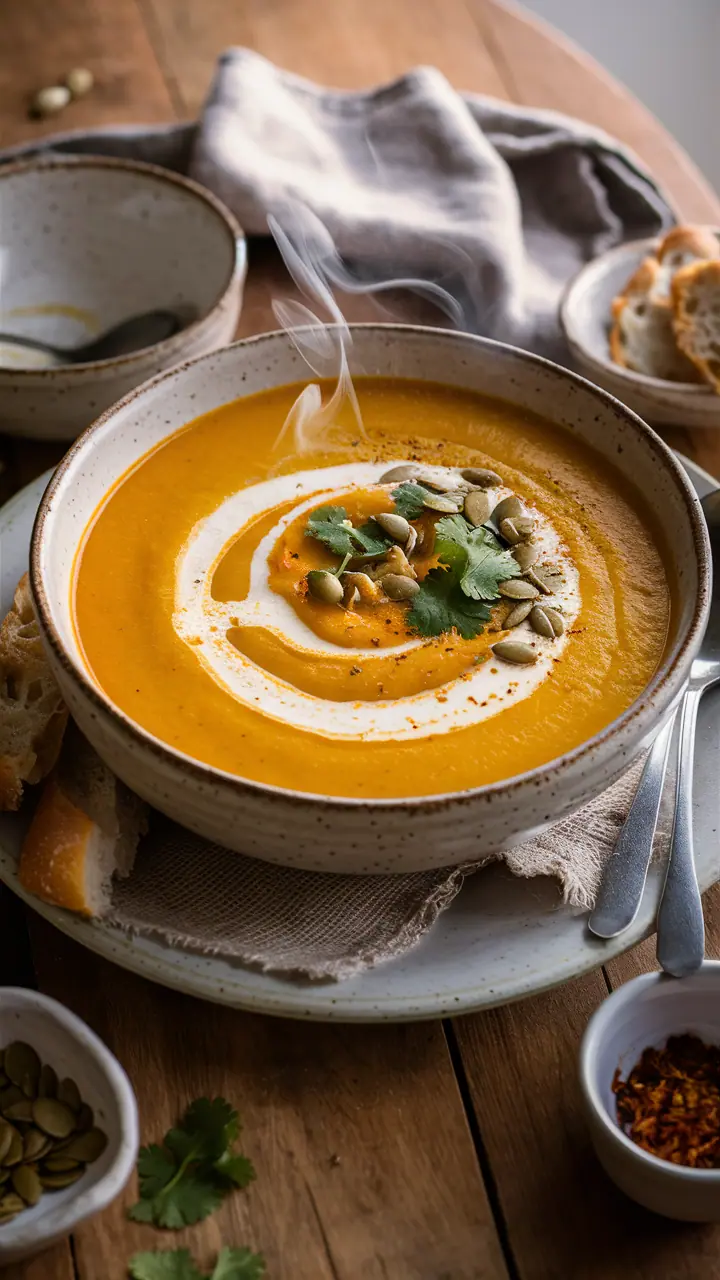 Butternut Squash and Ginger Soup