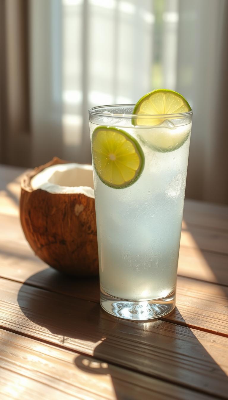 Coconut Water with Lime