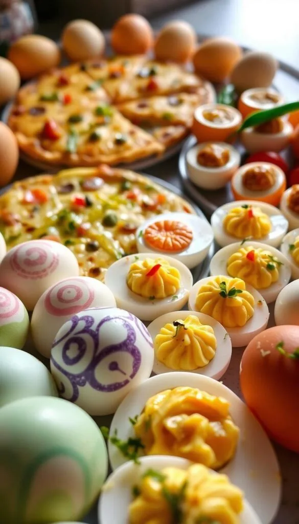 Easter egg dishes