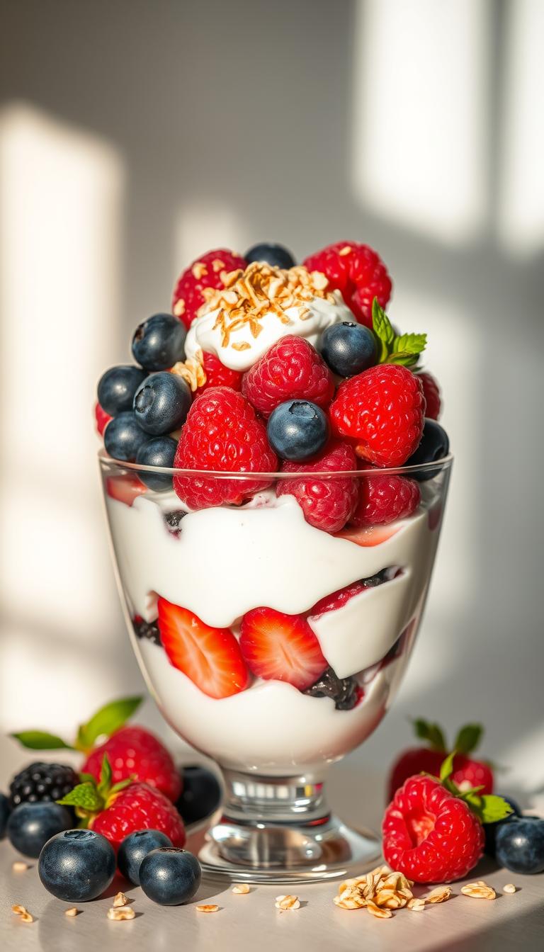 Greek Yogurt Parfait with Berries