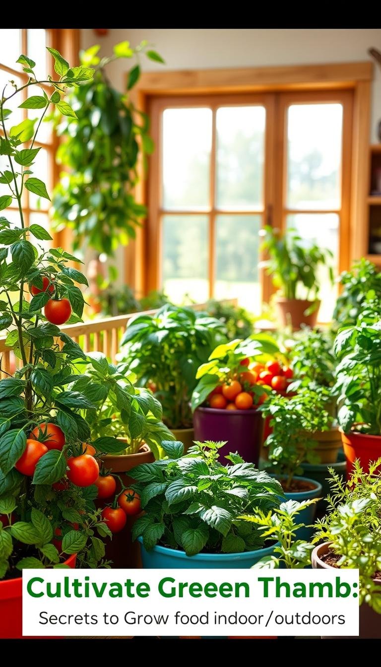 Cultivate Your Green Thumb: Secrets to Growing Food Indoors/Outdoors