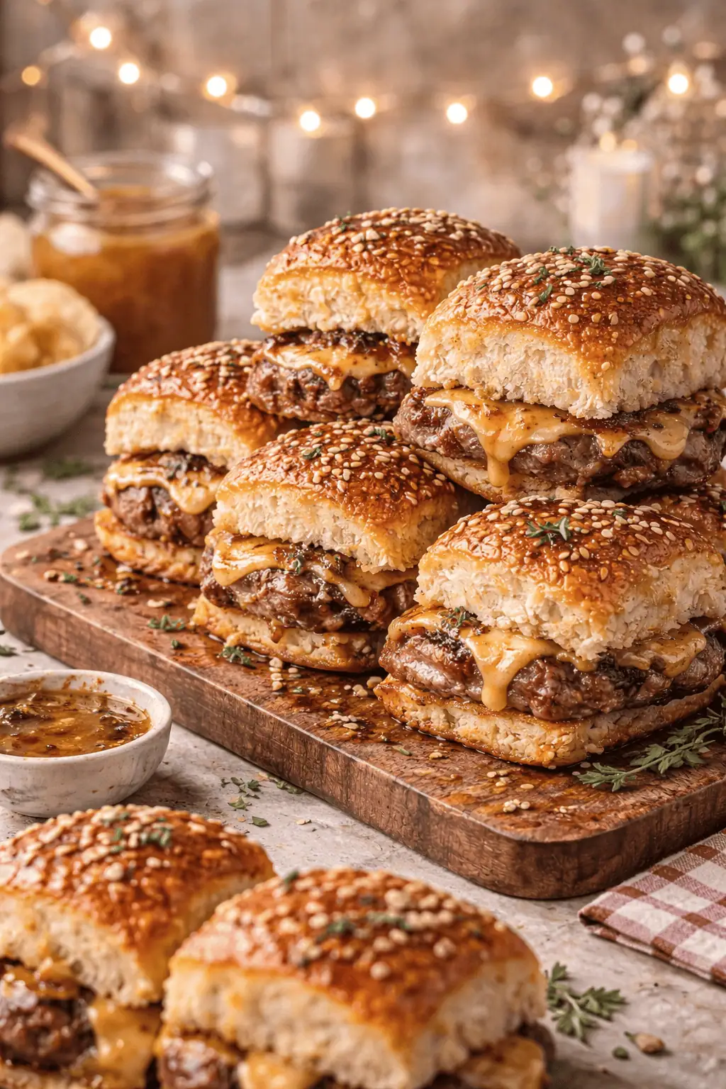 Honey Mustard Glazed Sliders