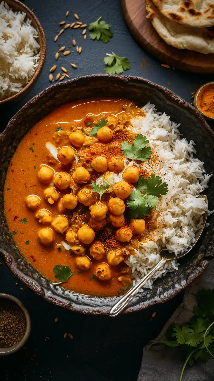 Indian Chickpea Coconut Curry