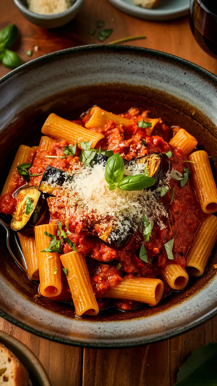 Italian Veganized Pasta alla Norma