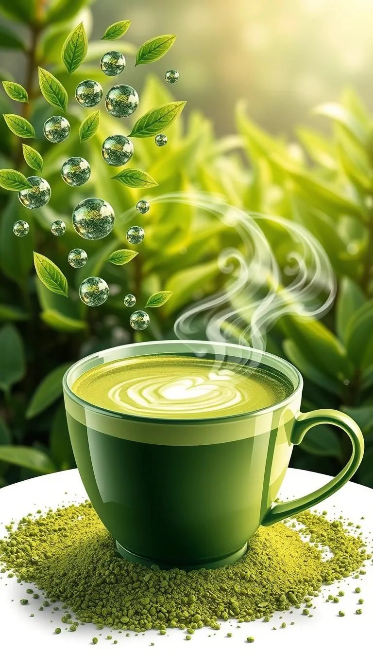 Matcha Almond Milk Latte