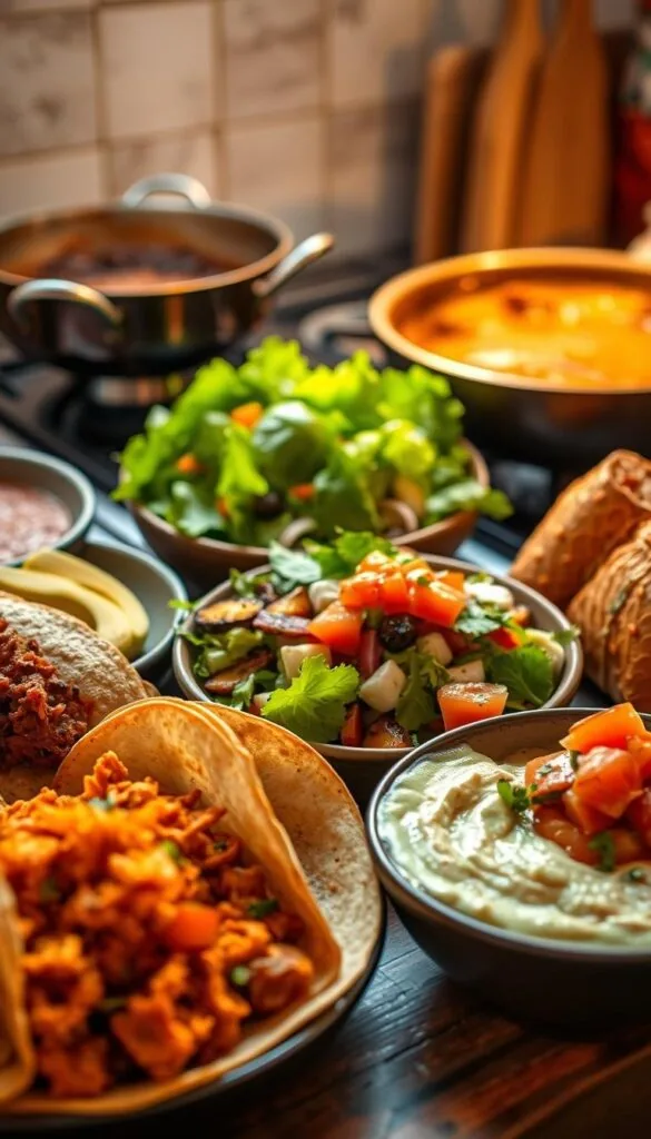 Mexican vegan meals