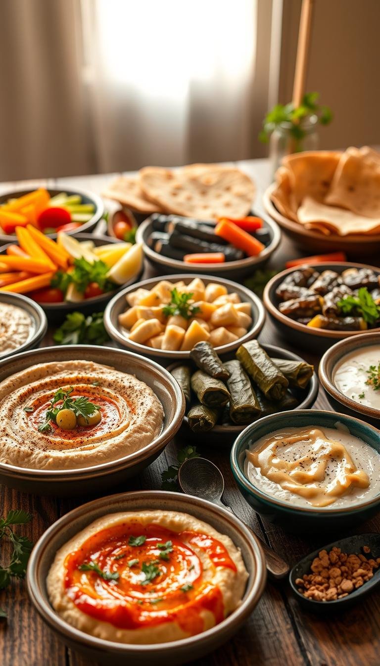 Tasty Middle Eastern Vegan Mezze & Dips Recipes