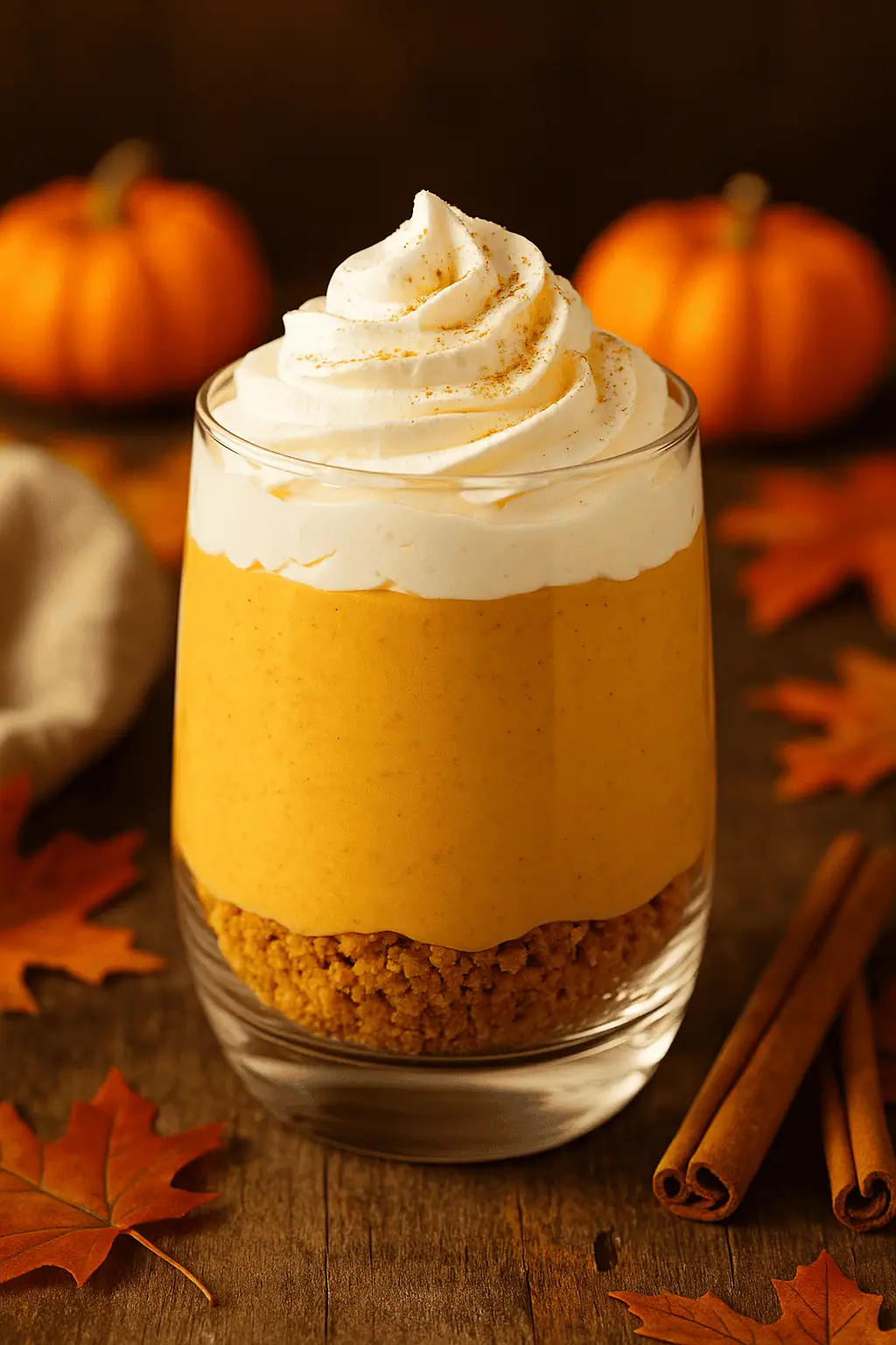No-Bake Pumpkin Cheesecake Parfaits (Light & Creamy)