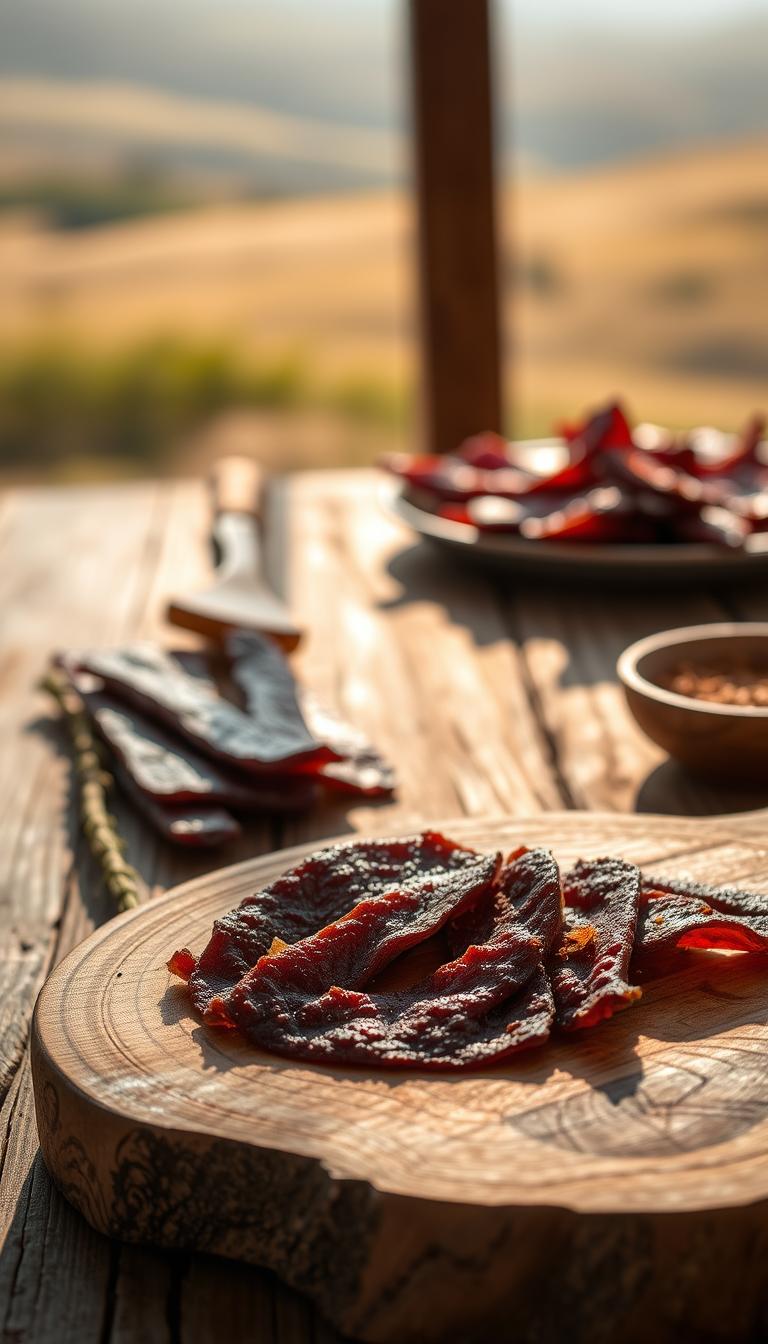 Savory Beef Jerky with Spices