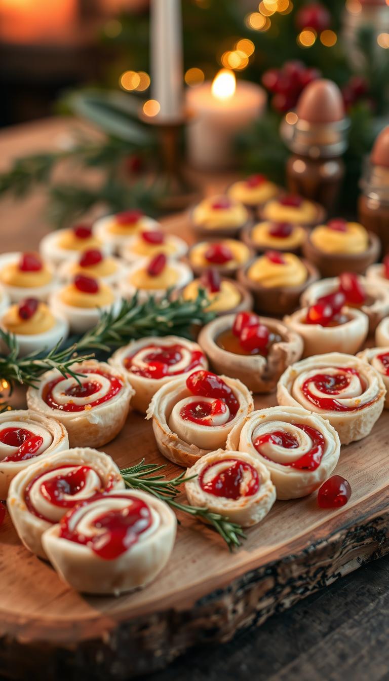 Turkey & Cranberry Pinwheels