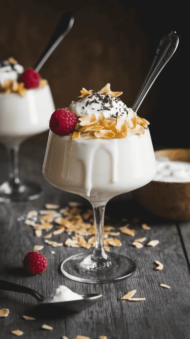 Vegan Coconut Milk Pudding