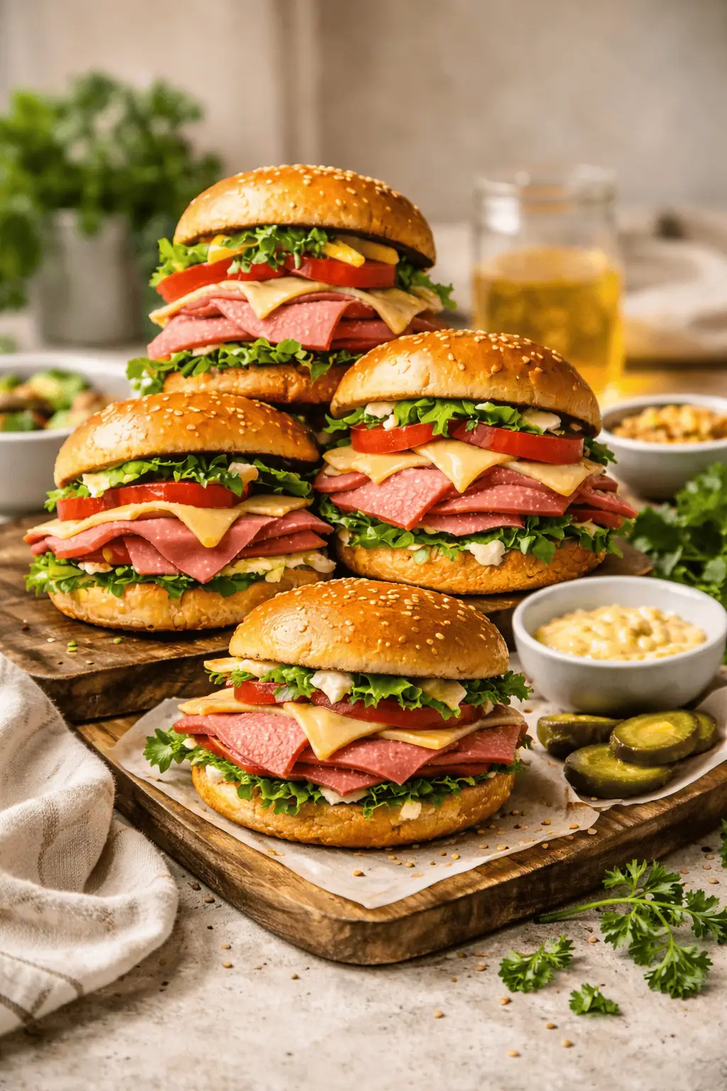 Vegetarian Ham Replacement Sliders