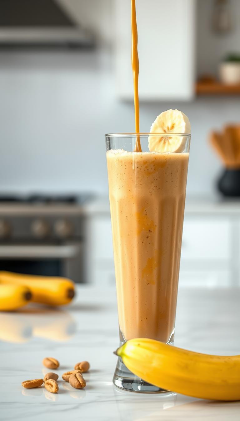 Banana and Peanut Butter Smoothie