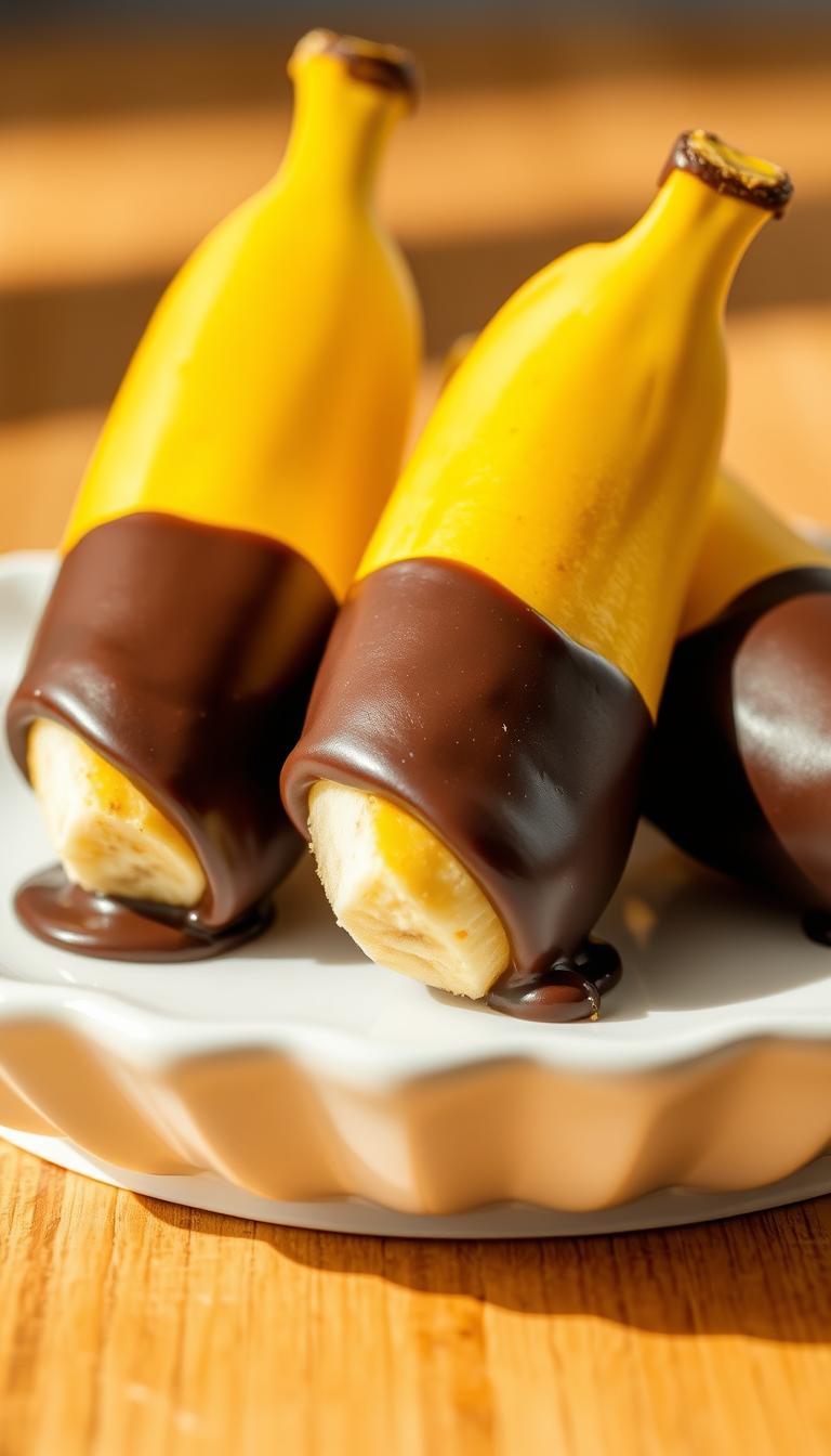 Chocolate-Dipped Bananas