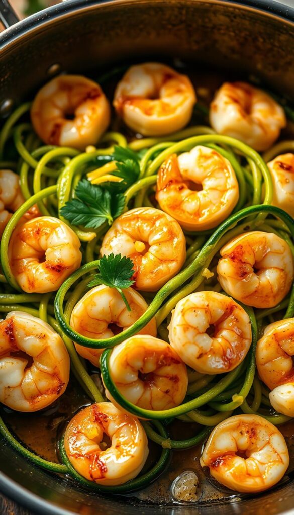 cooking shrimp with garlic lemon sauce
