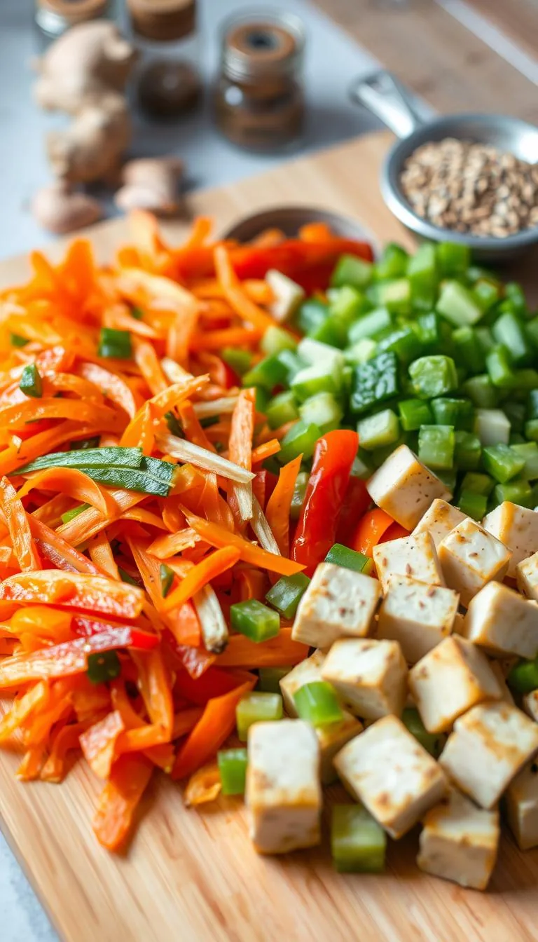 Crispy Tofu Stir-Fry with Vegetables