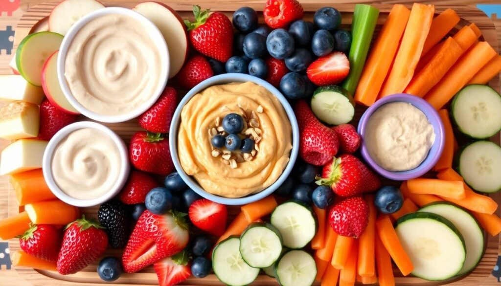 delicious and nutritious snack platters