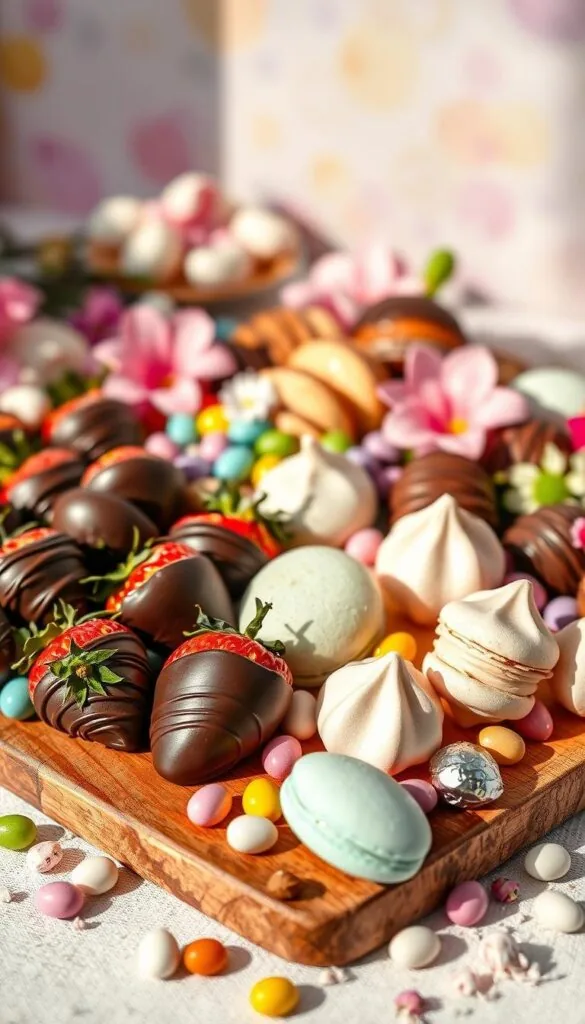 easter snack board