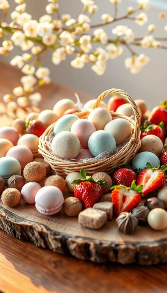 easter snack board