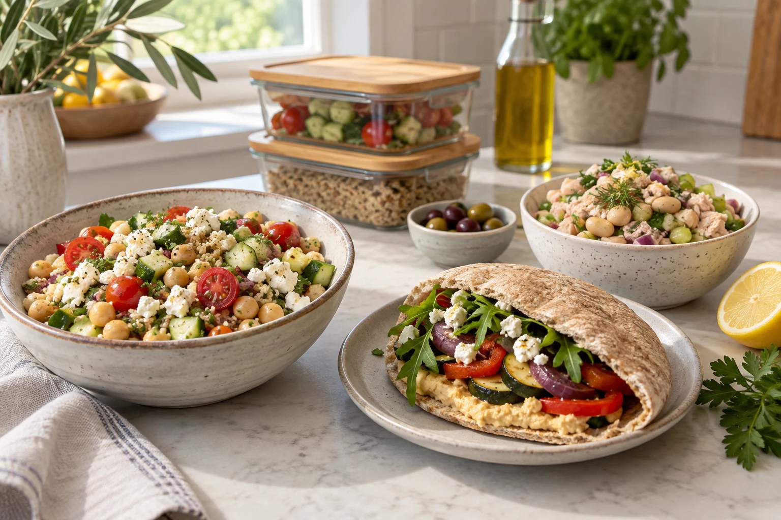 Easy Mediterranean Lunches for Busy Weekdays