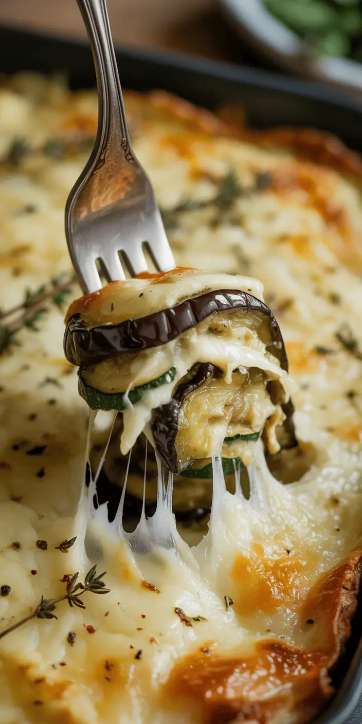 Zucchini and Eggplant Gratin