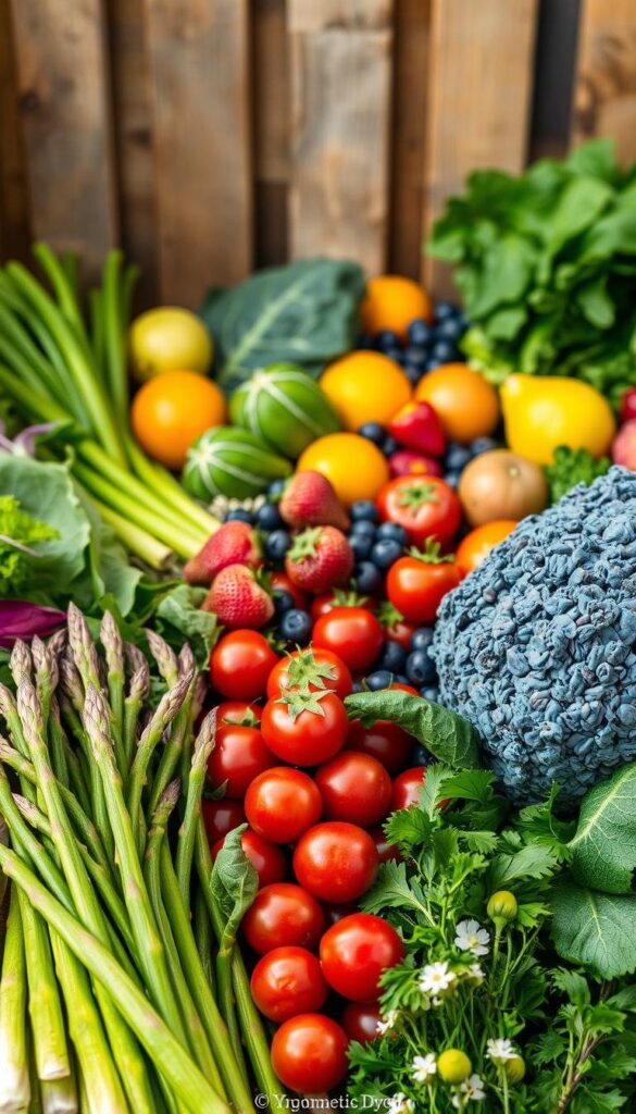 fresh spring produce