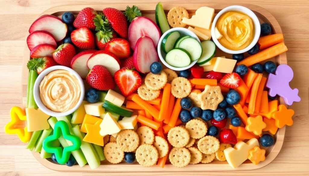 kids healthy snack boards