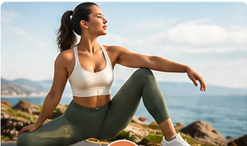 Woman enjoying gentle movement outdoors