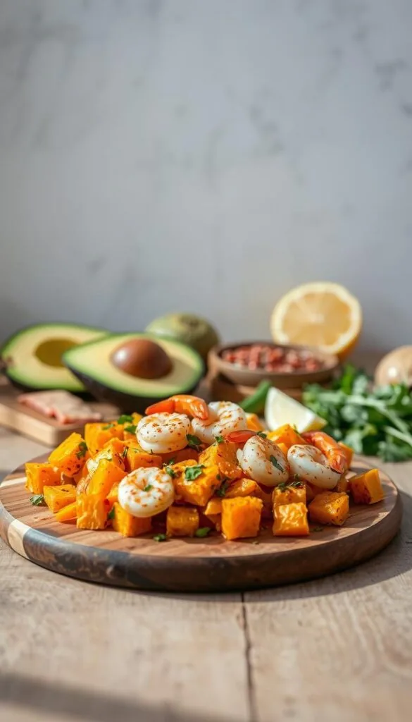 nutritional value of shrimp sweet potato hash nutritional value of shrimp sweet potato hash