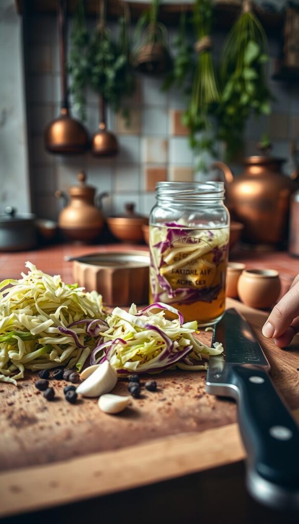 pickled cabbage preparation pickled cabbage preparation
