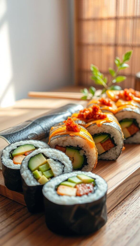 plant-based sushi