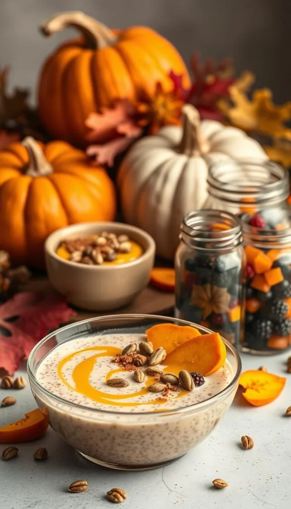 pumpkin chia pudding variations