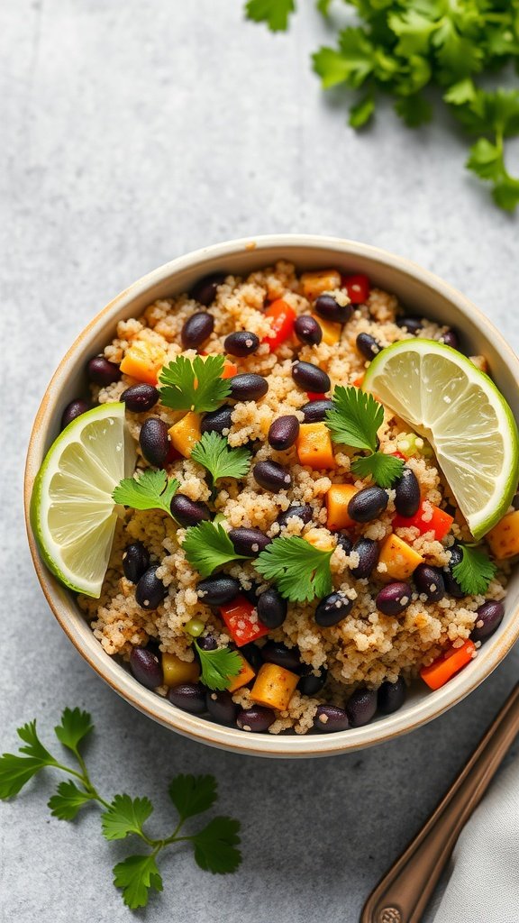 Quinoa and Black Bean Salad