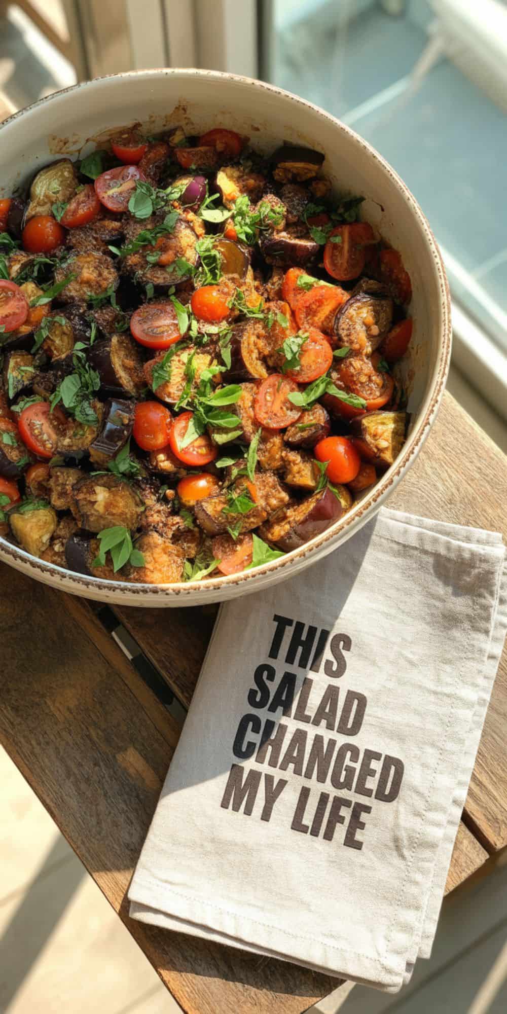 Roasted Eggplant Salad