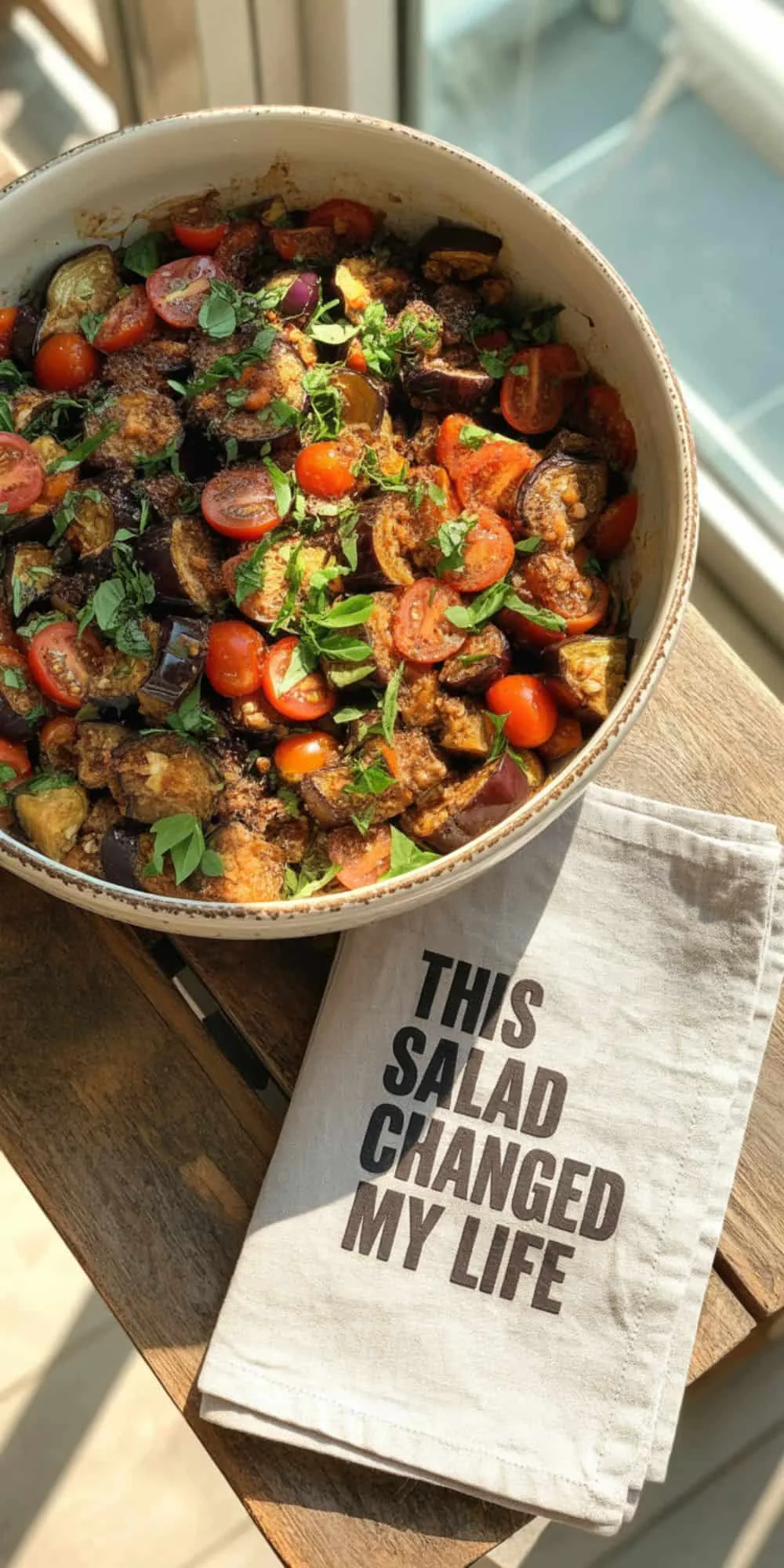 Roasted Eggplant Salad