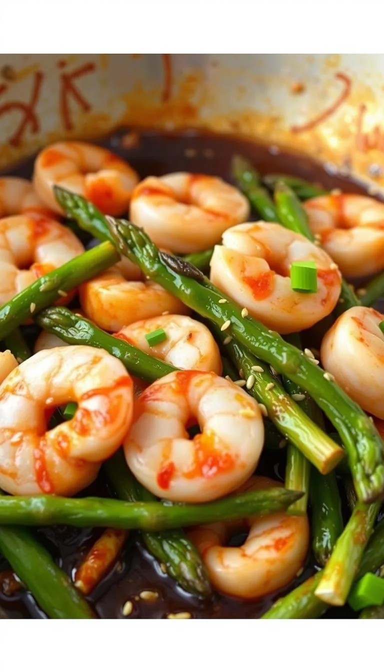 Shrimp and Asparagus Stir-Fry