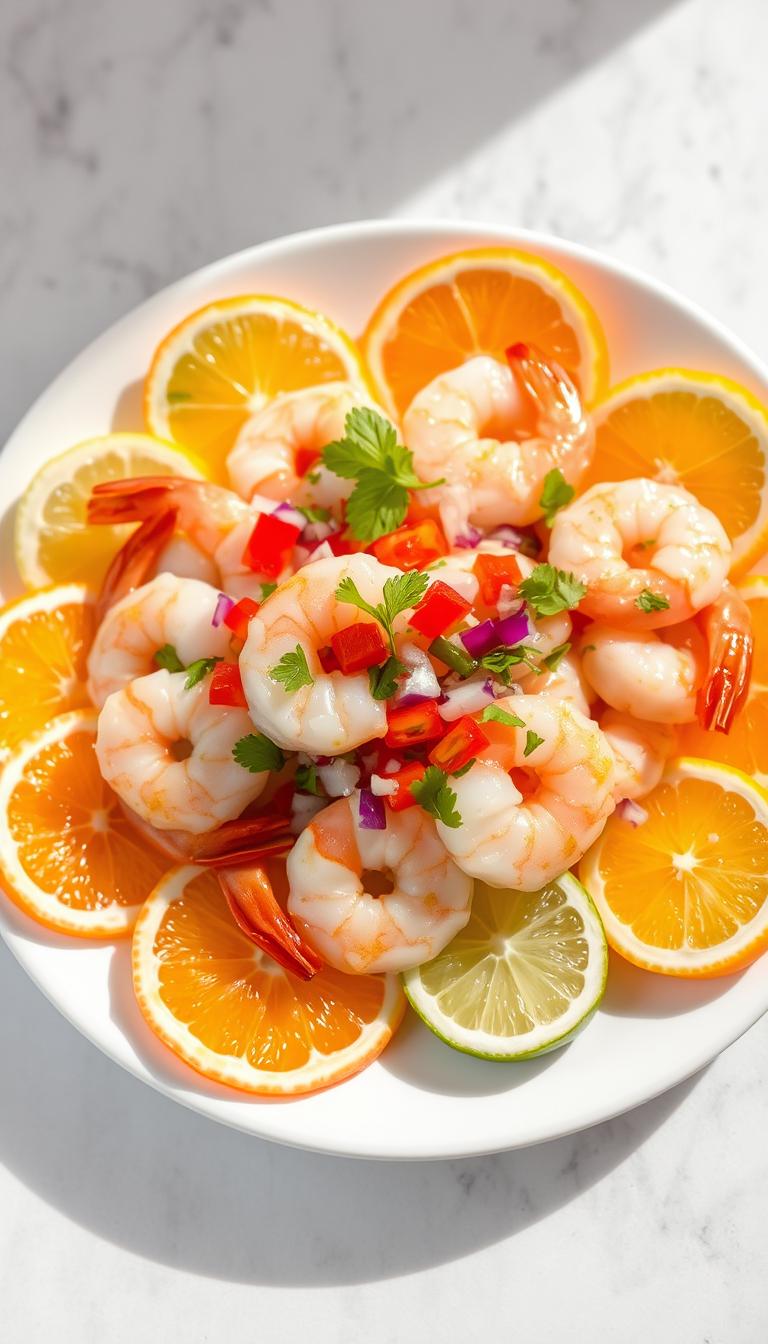 Shrimp Ceviche with Citrus