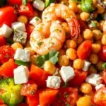 Shrimp and Chickpea Salad