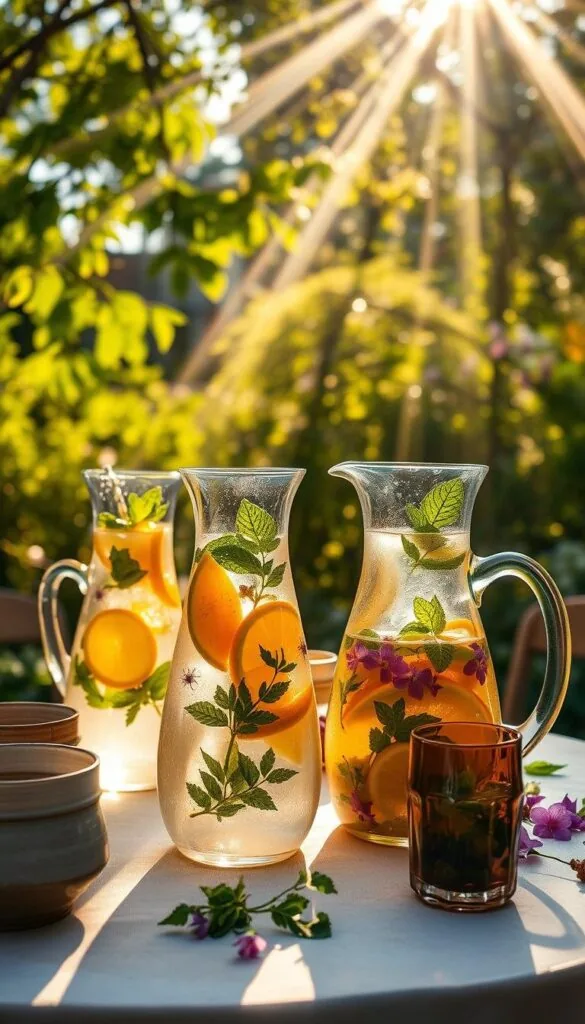 spring herbal drinks