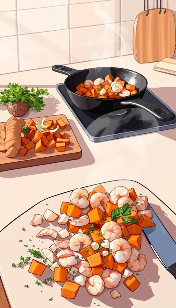step-by-step cooking instructions for shrimp hash step-by-step cooking instructions for shrimp hash