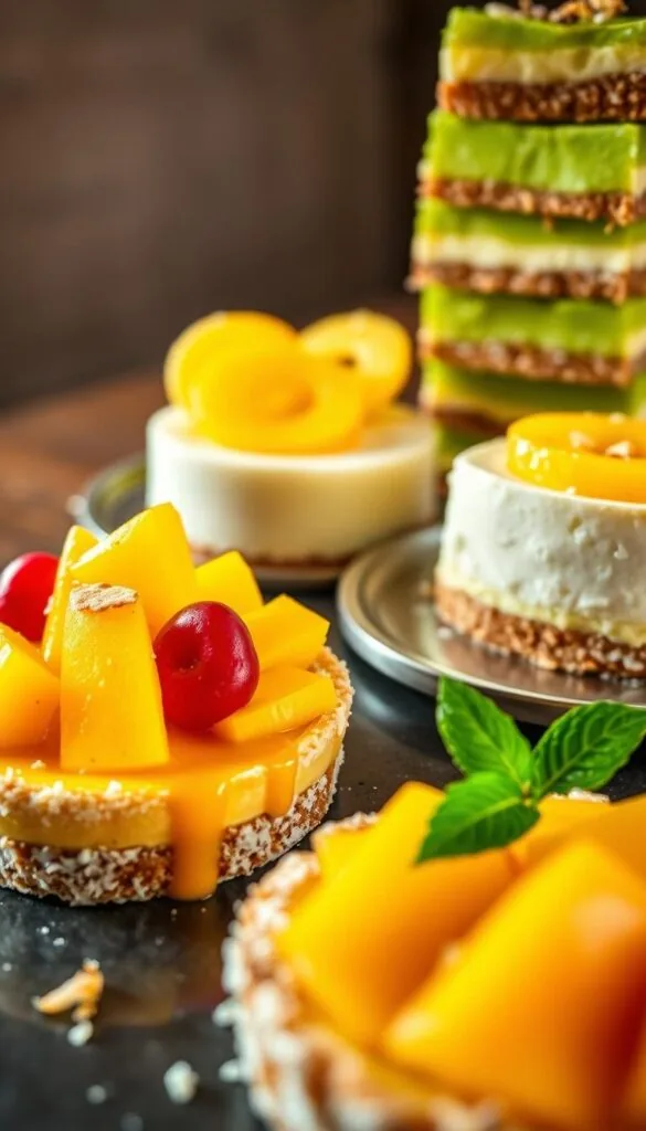tropical vegan cuisine desserts