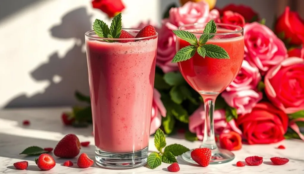 valentine's day smoothies