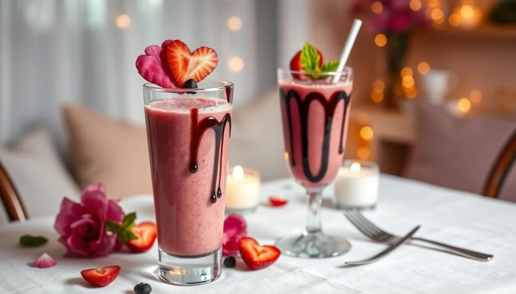 valentine's day smoothies