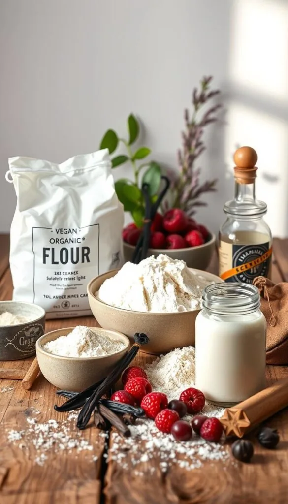 vegan French baking ingredients