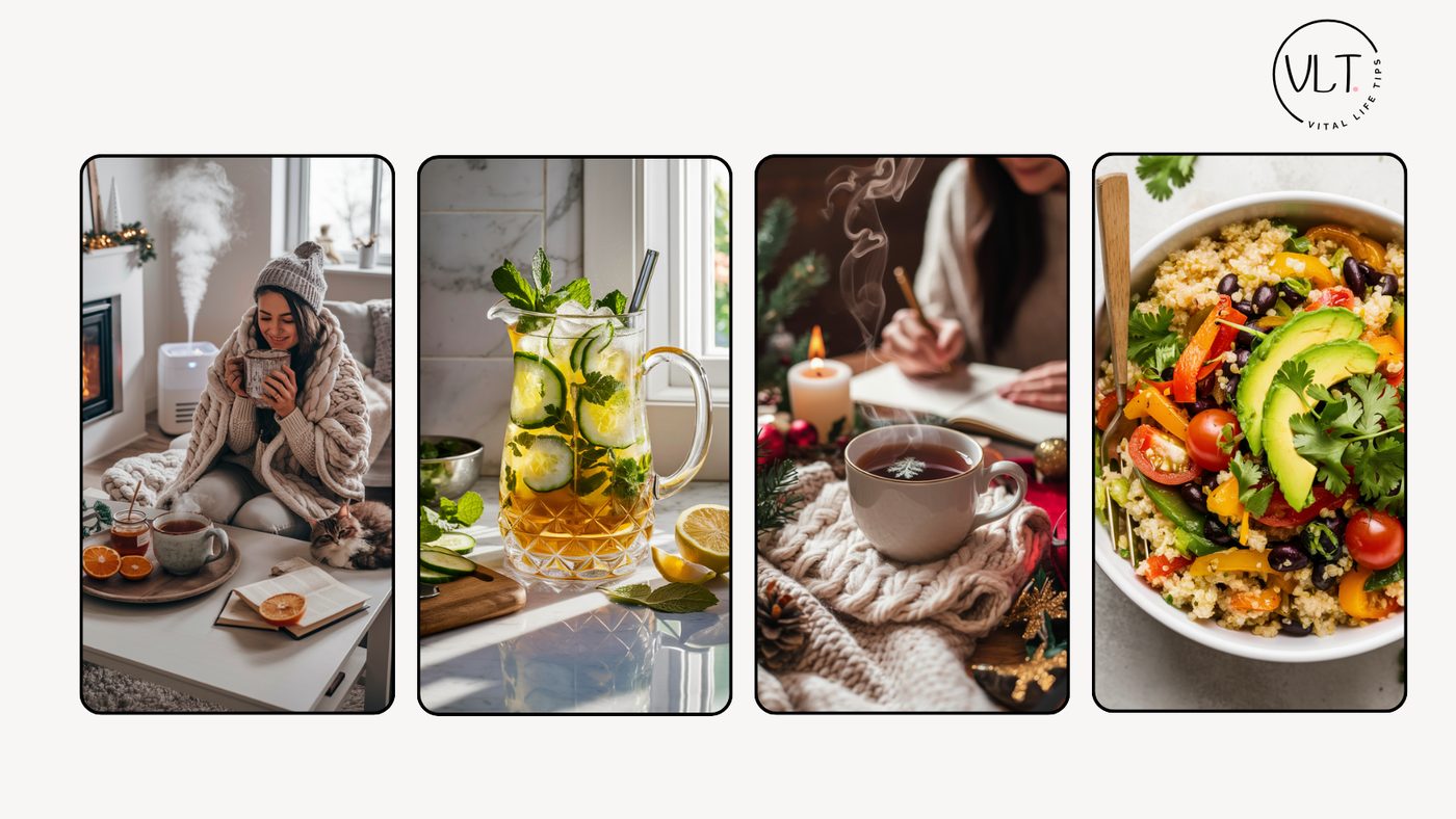 Cozy, healthy living moments