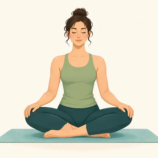 Illustration of easy seat with breathing